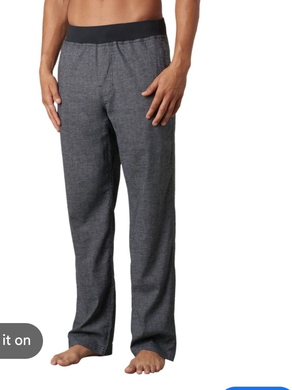 Prana Men’s Vaha Hemp and Recycled Materials Pull on Pants. Work. Casual. SZ L